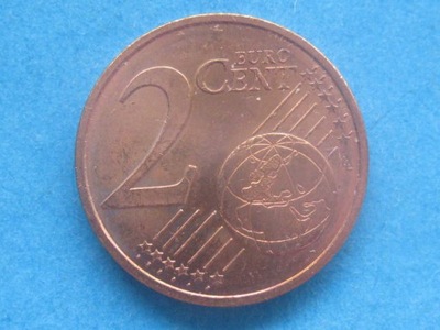 nr22 Monako Moneta 2 Euro Cent 2001 Rzadka ! UNC