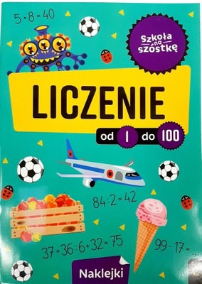 LICZENIE 1-100 KSIĄŻKA EDUKACYJNA DLA DZIECI