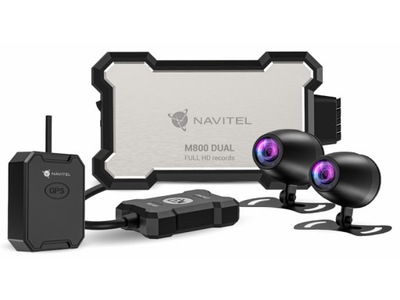 WIDEOREJESTRATOR PARA MOTOCICLETA NAVITEL M800 DUAL GPS WIFI  