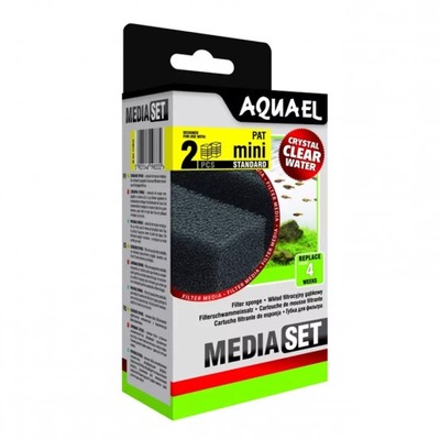 GĄBKA DO FILTRA WKŁAD AQUAEL PAT MINI 2 SPONGE ORYGINALNA 2 SZTUKI