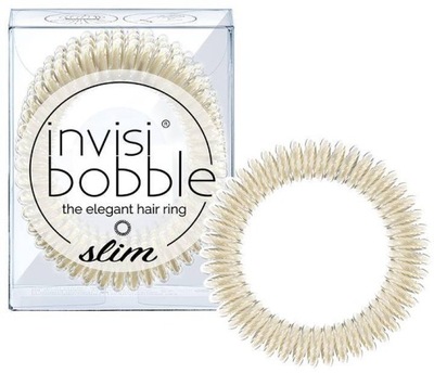 Invisibobble Slim Gold Gumki Sprężynki 3 szt