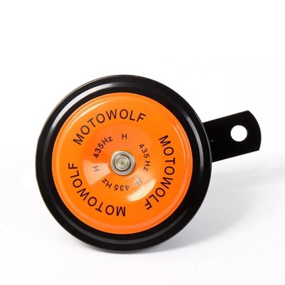 COLOR NARANJA ALTAVOZ PARA MOTOCICLETA 12V 110DB, CZERWO  