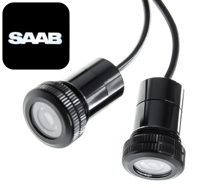 SAAB DIODO LUMINOSO LED LOGOTIPO PROYECTOR LÁMPARA HD TODOS MODELOS  