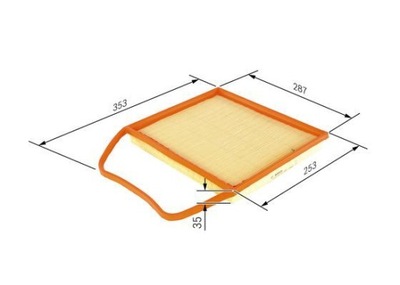 BOSCH F 026 400 148 ФІЛЬТР ПОВІТРЯ BMW