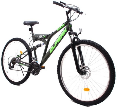 MTB bicykel Olpran BLADE 29 full disc rám 20 palcov koleso 29 " zelená