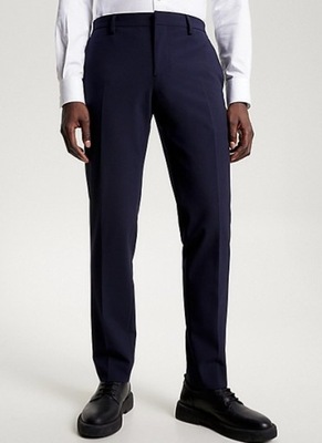 Tommy Hilfiger eleganckie spodnie garniturowe rozmiar 52