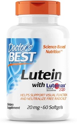 Dr's Best Lutein Lutemax 20mg 60GelCaps LUTEINA