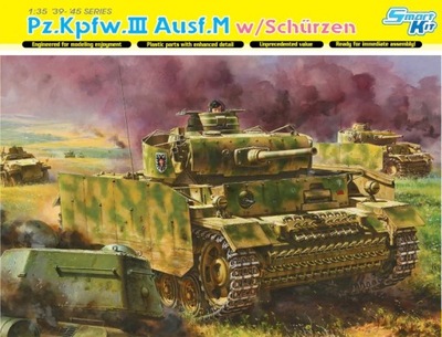 Dragon-6604 Pz.Kpfw.III Ausf.M w/Schurzen