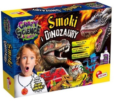 CRAZY SCIENCE - SMOKI I DINOZAURY, LISCIANI