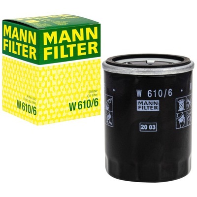 ФІЛЬТР МАСЛА MANN-FILTER W610/6 W6106