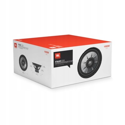 GŁOŚNIK JBL STAGE 1210 MOC 250 - 1000W SUBWOOFER