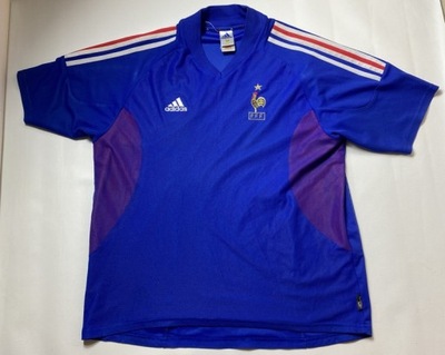 FRANCJA Mistrzostwa Świata 2002 FRANCE ADIDAS 2004 oryginalna koszulka XL