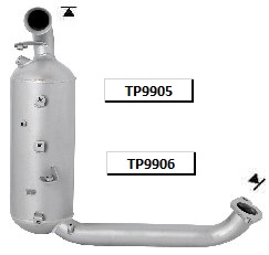 ФИЛЬТР DPF САЖЕВЫЙ САЖЕВИЙ ТВЕРДЫХ ЧАСТИЦ FORD FOCUS 1.6 TDCI | 2009-2011