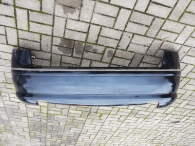 Audi a8 d3 бампер задняя задний чёрный + хром фото №1