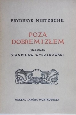 Poza dobrem i złem 1912 r.