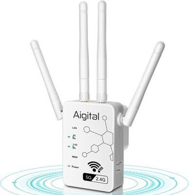 Wzmacniacz sygnału Wi-Fi Aigital AC1200 2E