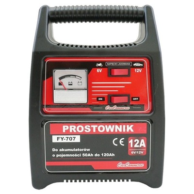 Prostownik do akumulatorów 6-12V 12A 50-120A