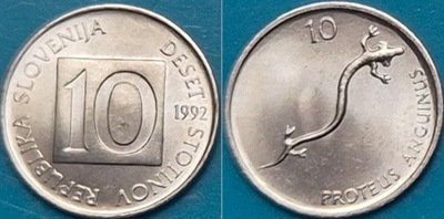 Słowenia 10 stotinov 1992r. KM 7