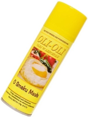 OLI-OLI MAŚLANY OLEJ RZEPAKOWY W SPRAYU 170G PAM