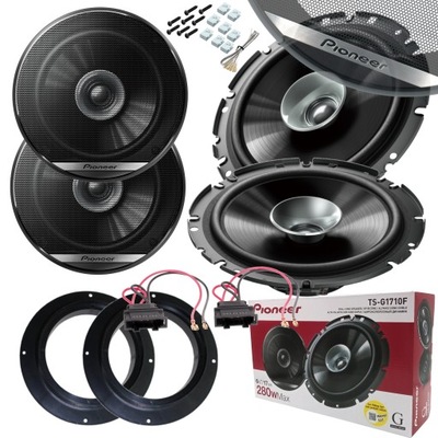 PIONEER ALTAVOCES + DISTANCIAS PARA VW GOLF V JETTA V CADDY SKODA OCTAVIA II  