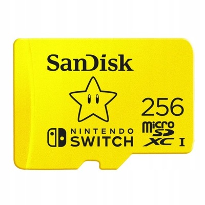SANDISK NINTENDO SWITCH micro SD XC 256 GB V30 A1