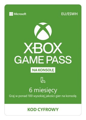 Xbox Game Pass na 6 miesięcy