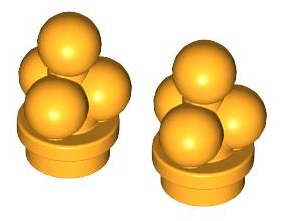 LEGO lody jedzenie j. pomarańczowe 2 szt. 6254