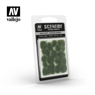 Vallejo Scenery Wild Tuft - Strong Green 12mm