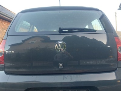 Vw fox крышка багажника задняя задняя багажника комплектная li7f фото №1