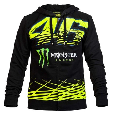 BLUZA MESKA VR46 MONSTER NEGRA S - MOMFL217104  