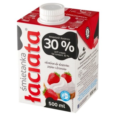 Śmietanka 30% UHT Łaciata 500ml