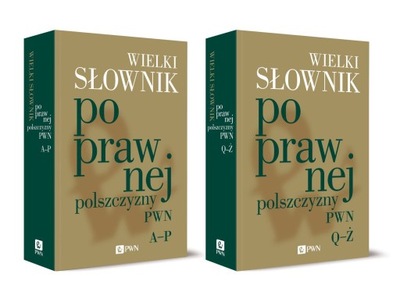 Pakiet Wielki Słownik Poprawnej Polszczyzny Pwn. Tomy 1 - 2