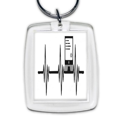 brelok Programowanie programista kod ekg wykres