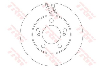 ДИСКИ ТОРМОЗНЫЕ ТОРМОЗНЫЕ ПЕРЕД TRW DF6878S