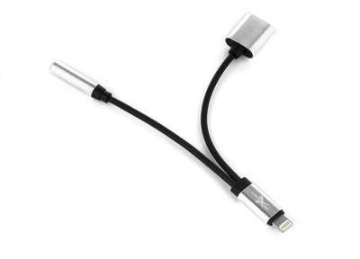 Adapter Przejściówka AUX iPhone – mini Jack + Lightning