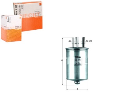 Фільтр пального land rover discovery iii range rover фото №1