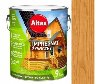 ALTAX IMPREGNAT ŻYWICZNY DO DREWNA 4,5L PINIA