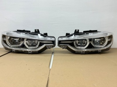 Лампы левая правая bmw 3 f30 lift full led фото №1