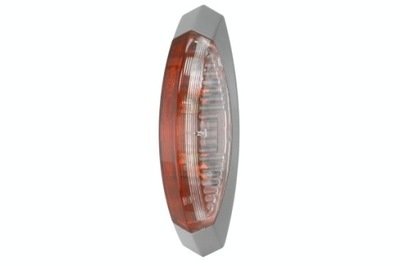 ŽIBINTAS KONTŪRO L, BIALY/CZERWONY, C5W/HALOGEN, W 