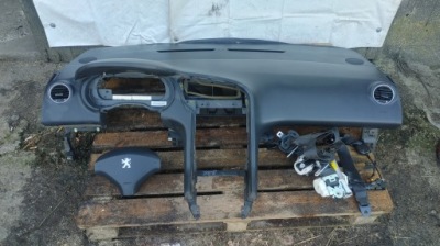 Консоль ремни подушка безопасности комплект peugeot 5008 bez navi фото №1