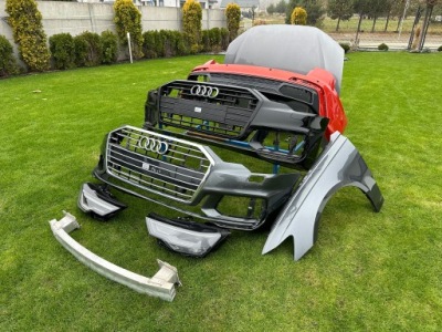 Audi a6 c8 4k 2018- крила лівий перед оригінал alu фото №1