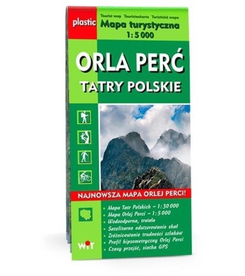 MAPA TURYSTYCZNA TATRY POLSKIE - ORLA PERĆ WIT