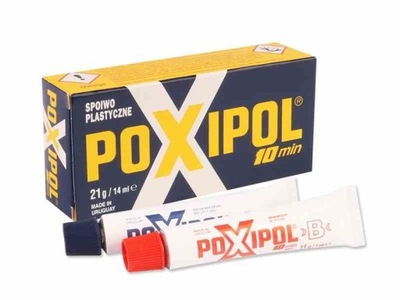 POXIPOL - КЛЕЙ DWUSKŁADNIKOWY METALICZNY, 21 G / 14 ML