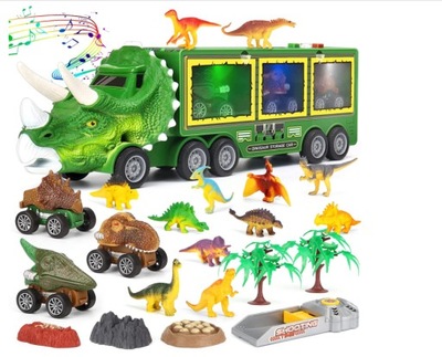 23-częściowa zabawka do transportera dinozaurów