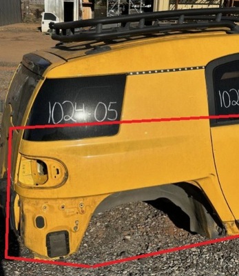 Toyota fj cruiser крыло задняя задний правый обшивка подкрылок дверь фото №1