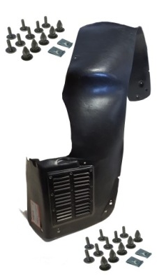 Підкрилок перед передні audi tt 8n 98- + кліпси l фото №1