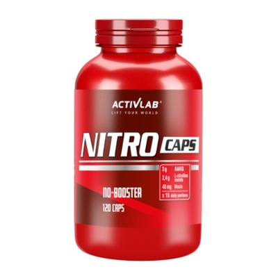 Activlab Nitro Caps L Arginina Cytrulina 120 kaps