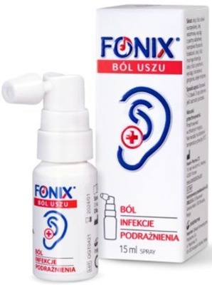 Fonix Ból Uszu, spray od 3 roku życia, 15 ml
