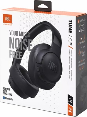 Słuchawki bezprzewodowe nauszne JBL Tune 770NC Czarne Bluetooth