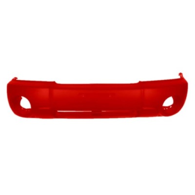 Бампер subaru forester 2003-2005 червоний фото №1